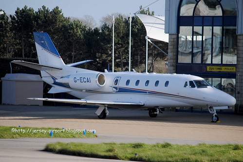 G-ECAI Cessna 560XL Citation XLS by Jersey Airport Photography