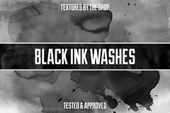 Black ink washes
