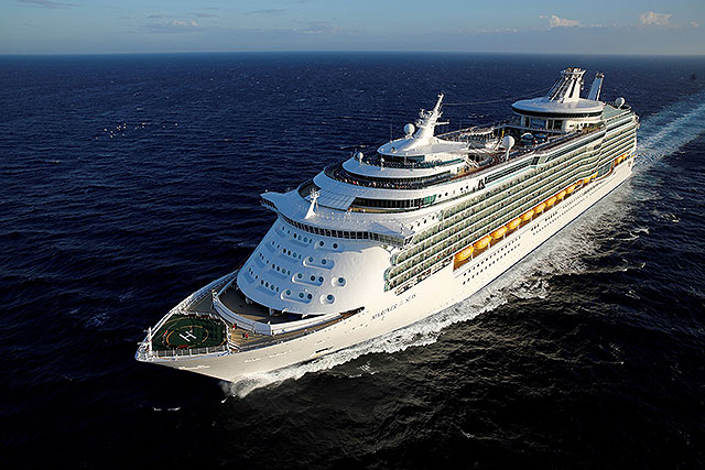 The majestic Mariner of the Seas, picture provided by Royal Caribbean