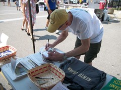 NKY members tabling at Roebling Fest 2013. Photo taken by organizer. Please credit Kentuckians For The Commonwealth.