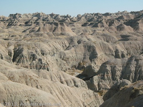 View from the end of The Door Trail, Badlands National Park, South Dakota