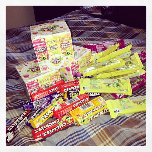 When chewits said they'd send us some samples to review alongside the #chewitscarnivalapp they weren't kidding! #review