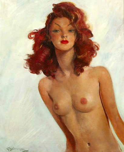 012-Modelo desnuda-Jean Gabriel Domergue