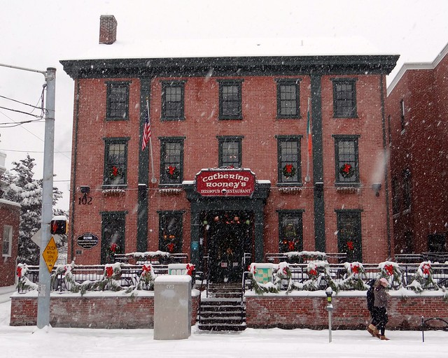 Main Street in the Snow: Catherine Rooney's
