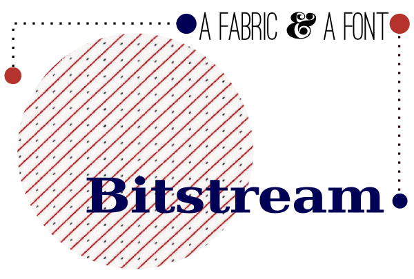 Bitstream + Angela Yosten Flats Bias Stripe Rouge
