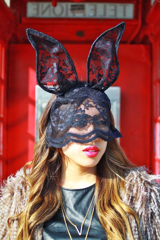 lucky magazine contributor,fashion blogger,lovefashionlivelife,joann doan,style blogger,stylist,what i wore,my style,fashion diaries,outfit,halloween,costume,diy,lace bunny ears,halloween costume,lush clothing,charlotte russe