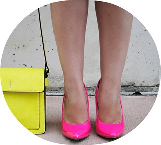 Neon heels