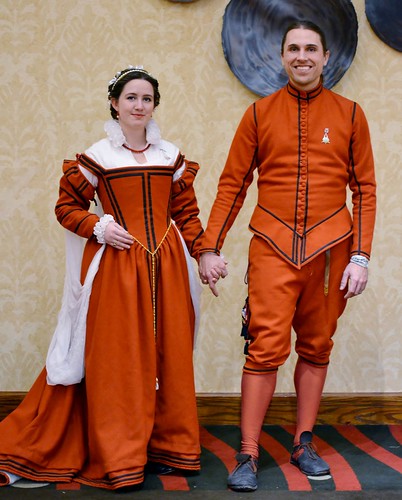16th century gown and doublet/pants on MorganDonner.com