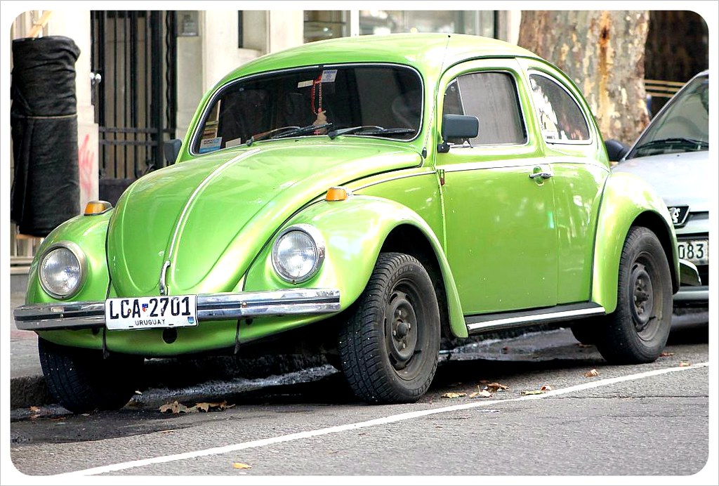 montevideo vw beetle green