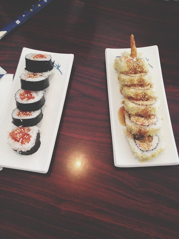 sushi break!!! at Sake Sushi