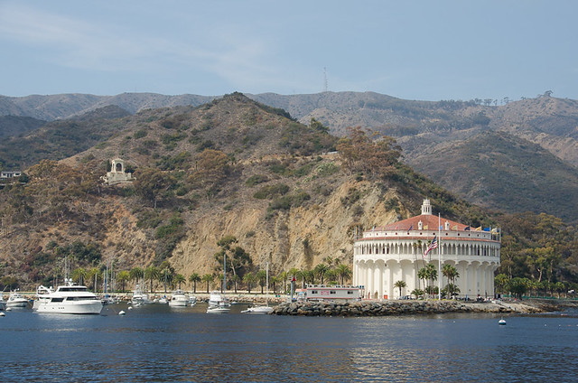The Catalina Casino from the Harbor