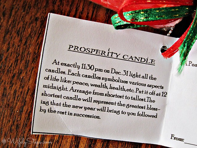Prosperity Candles for New Year's Eve