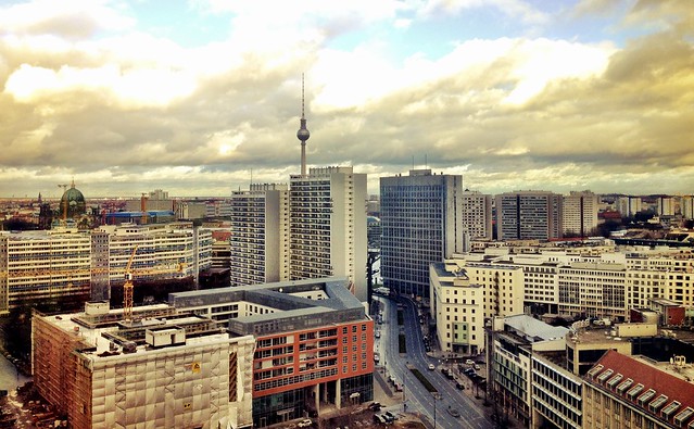 Berlin in a sunny winter day