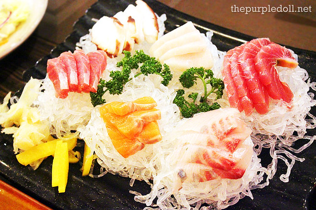 Sashimi Platter Tuna, Salmon, Octopus, Lapu-Lapu, Cuttlefish