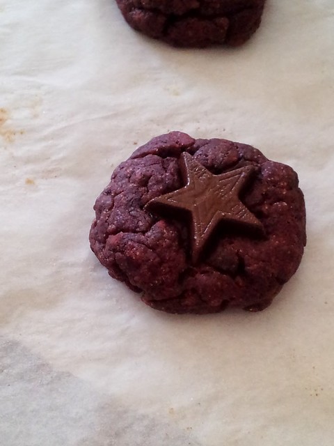 Red Velvet Star Cookies