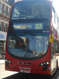 Arriva DW558 on Route 313, Enfield