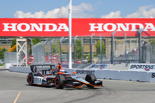 Carlos Munoz, Sunday practice at the Honda Indy Toronto