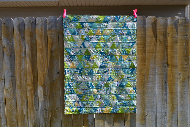 Triangle Baby Quilt