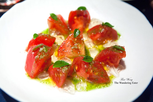 Course 11: Tomato and basil salad