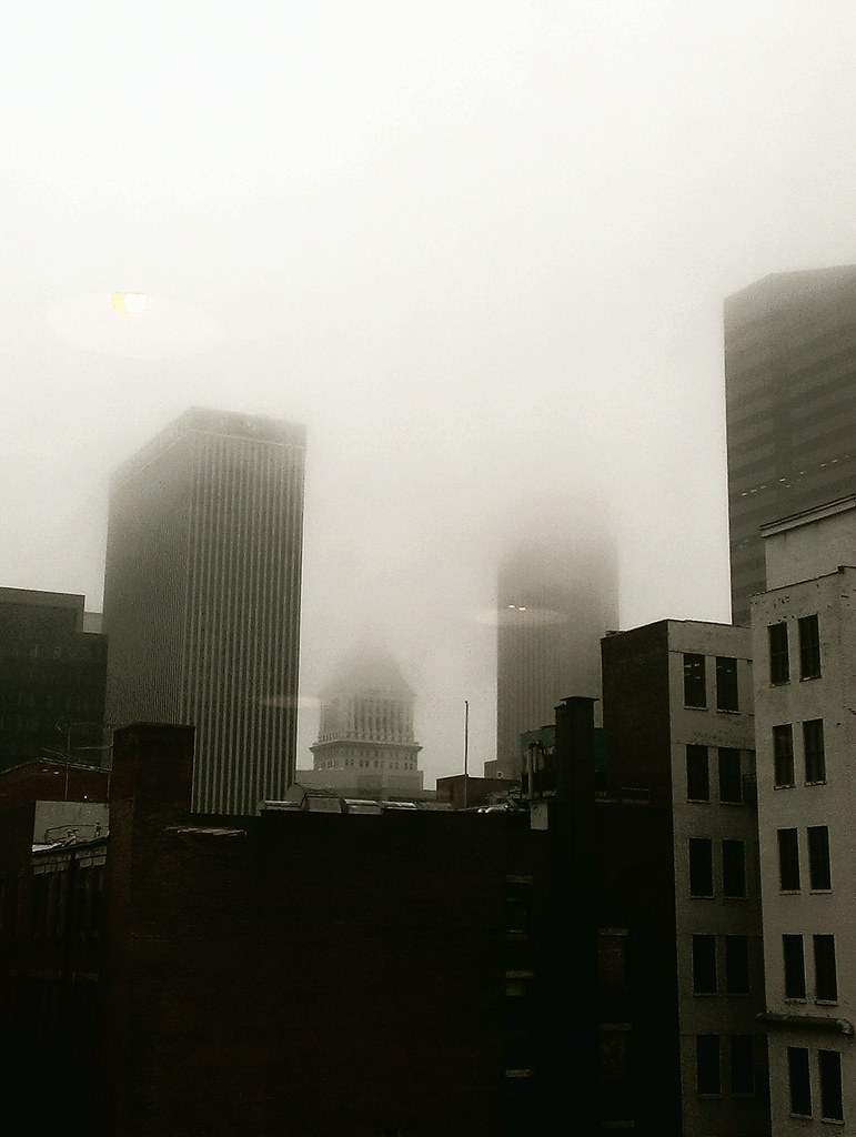 Foggy Cincinnati
