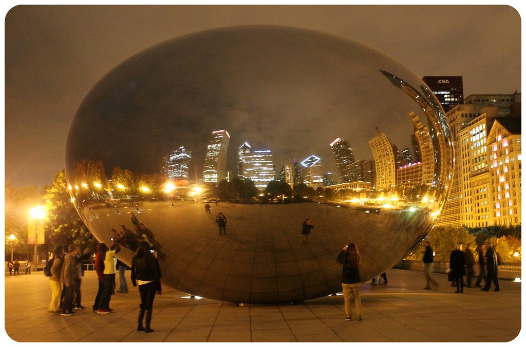 10 bean reflections at night chicago