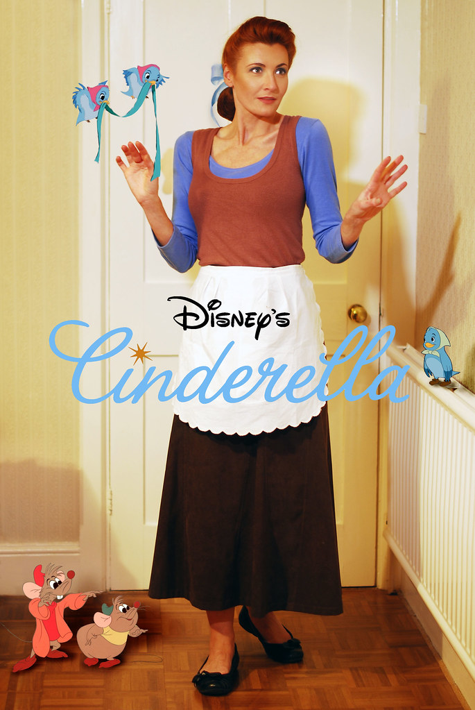 Cinderella in rags fancy dress costume