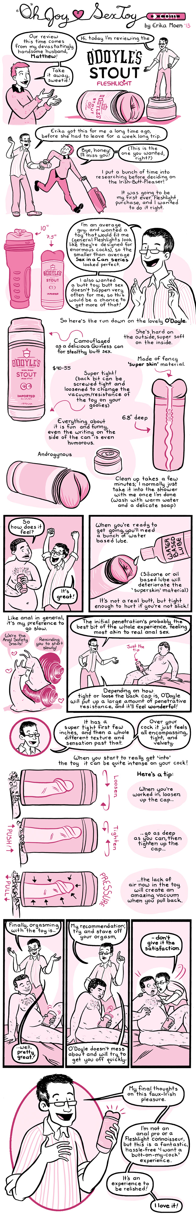 comic about the fleshlight sex toy
