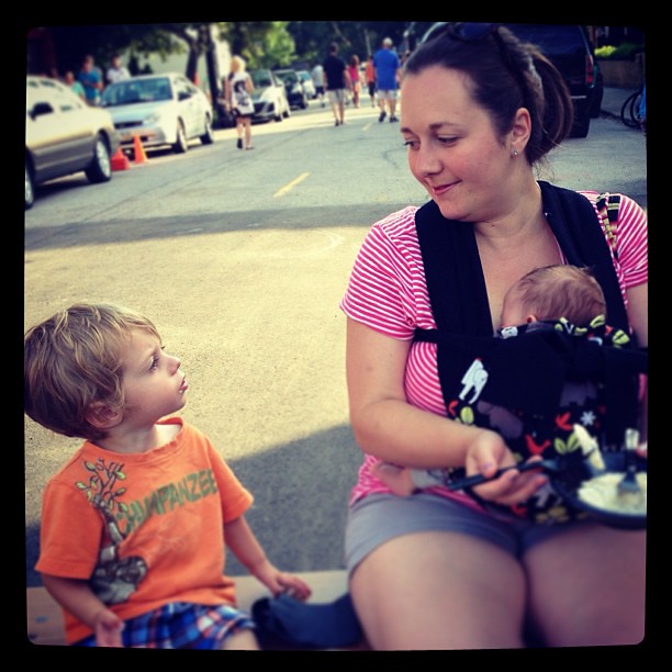 Me and my boys at Taste of Tremont. #tasteoftremont #tremont #happyincle #summerincle