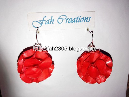 Handmade Jewelry - Paper Cone Globe  Earrings by fah2305