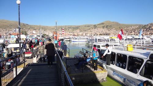 Puno Peru ~ Boat Docks to the Islands of Lake Titicaca by VasenkaPhotography