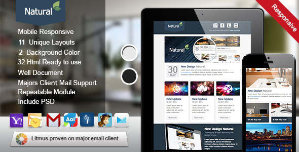 Natural Responsive Email Template