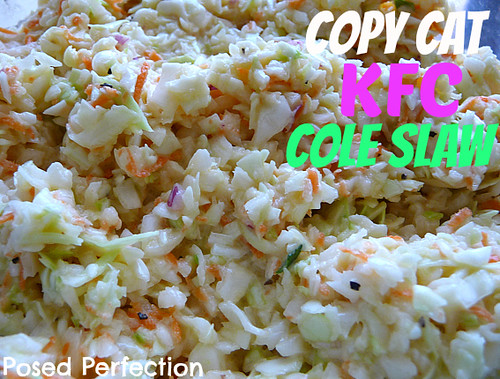Copcat KFC Coleslaw from Posed Perfection