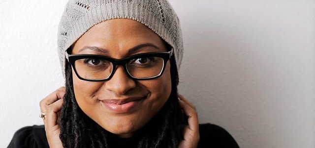 Ava Duvernay is a young black woman wearing a knit hat