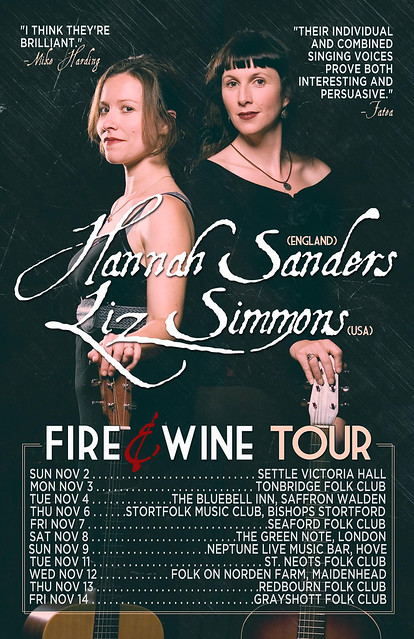 Hannah Sanders/Liz Simmons UK Tour Poster