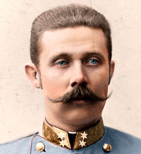 A portrait of Franz Ferdinand, photo taken by Carl Pietzner