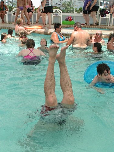 Pool Headstand