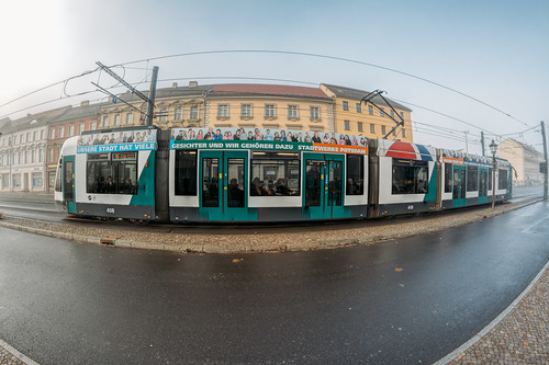 A Streetcar In Potsdam.