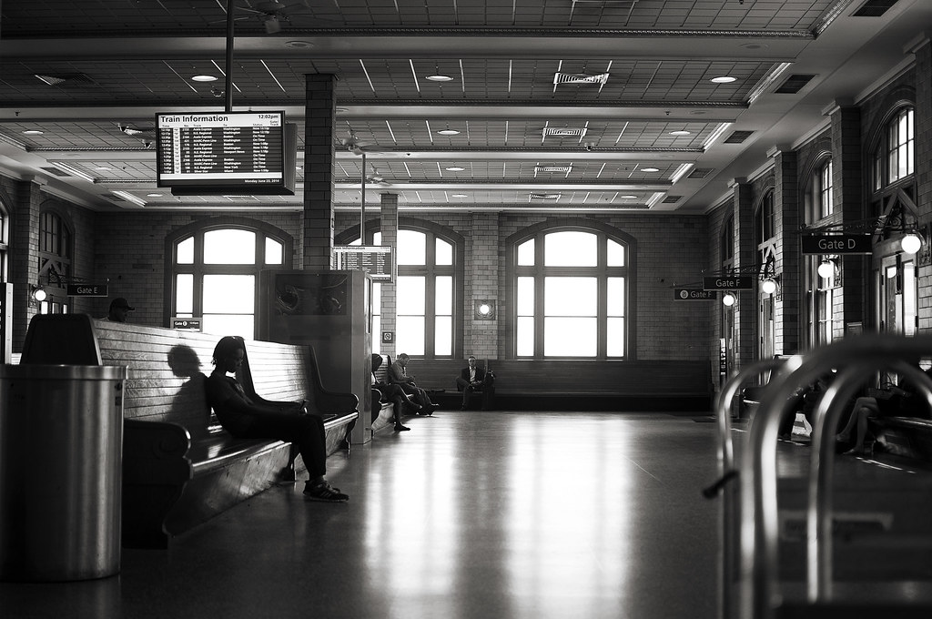 Waiting at Penn Station, Baltimore