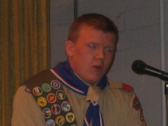 Eagle Scout Ceremony - Ray - Feb. 12, 2006