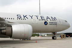 Airliners in Skyteam colors 
