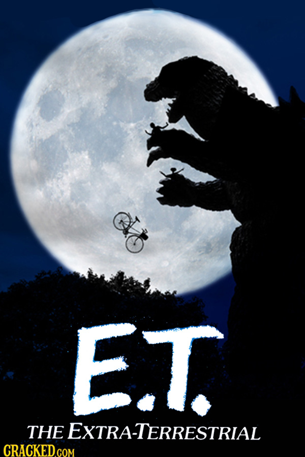 Godzilla em E.T. - O Extraterrestre