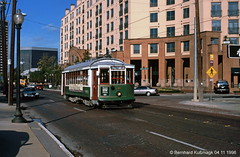 Dallas M-Line Trolley (historische Straßenbahn) 1996, 2005 und 2019