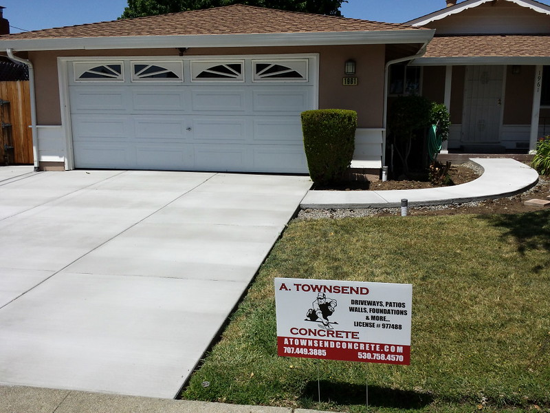 Front Walkway And Driveway In Fairfield