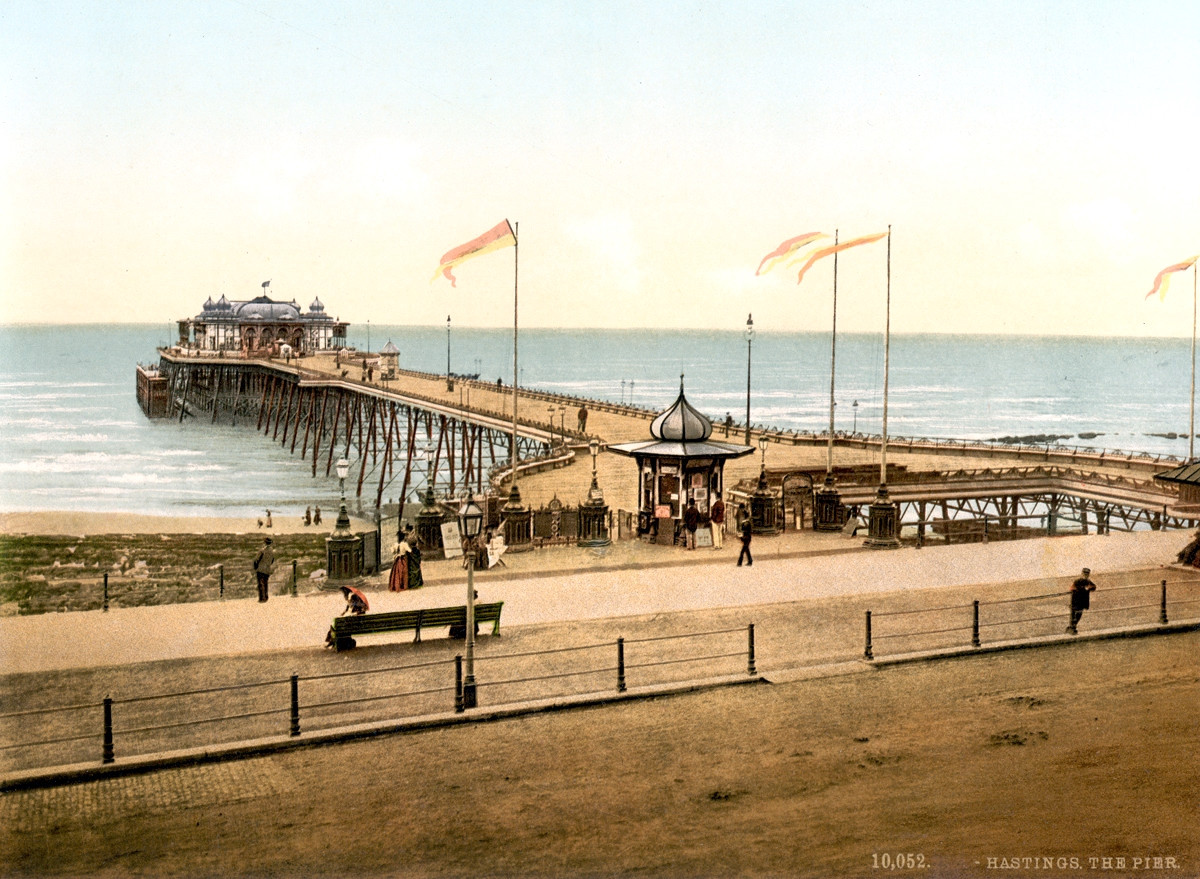 Hastings Pier, England, 1895