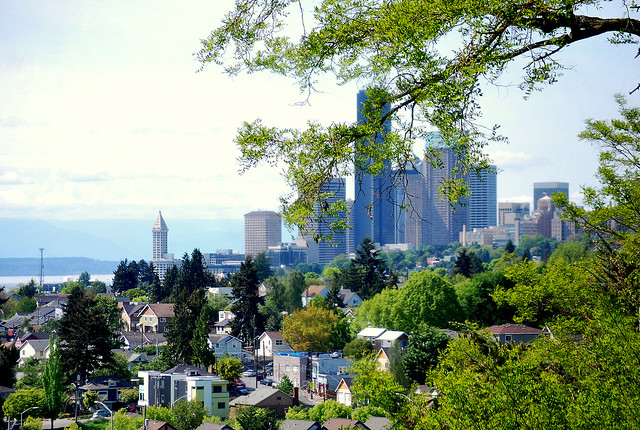 Seattle Skyline From Mount Baker Ridge Viewpoint
