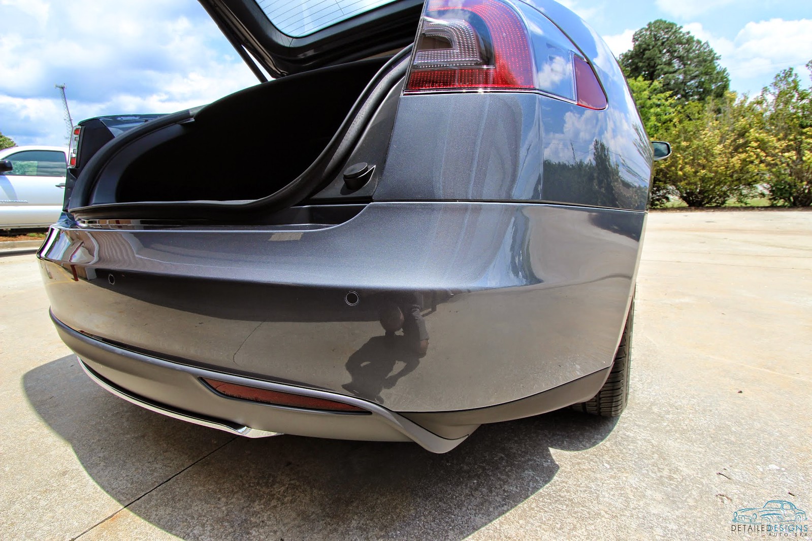 Tesla Model S Clear Bra Modesta BC-04 Atlanta Detailed Designs Auto Spa