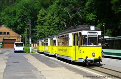 Bad Schandau Straßenbahn (Kirnitzschtalbahn) 2012 und 2014