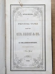 1848 George Bruce & Co. type specimen book