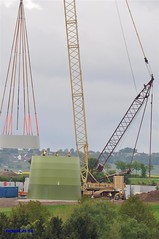 Neubau Windpark Schleiden in der Eifel 2014 