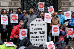 Cyclists Treasury protest 11 Feb 2017